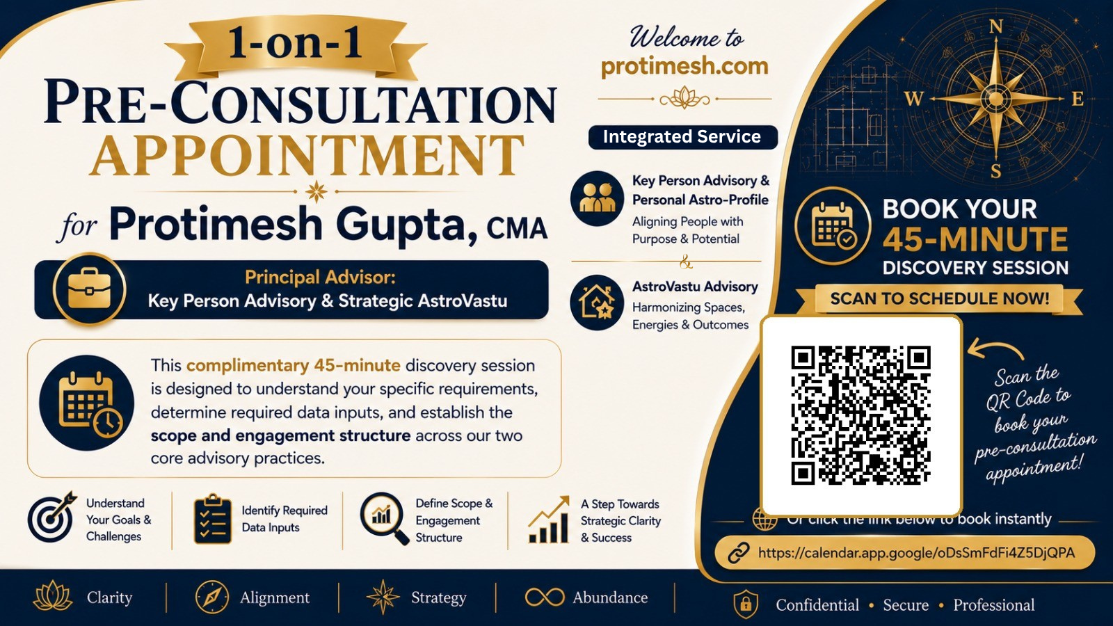Pre-Consultation Session Booking